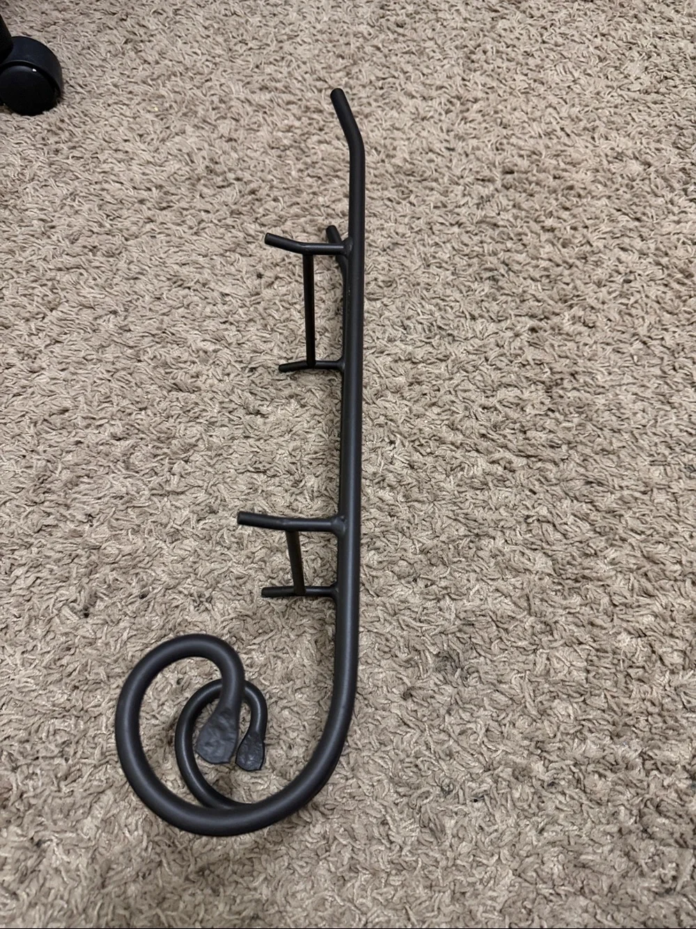 Longaberger wrought iron sled, sleigh for Vegetable basket. Home Decor